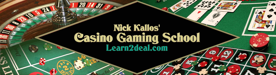 Learn to deal Blackjack, Craps, Roulette, Poker, Pai Gow Poker and Baccarat in Las Vegas