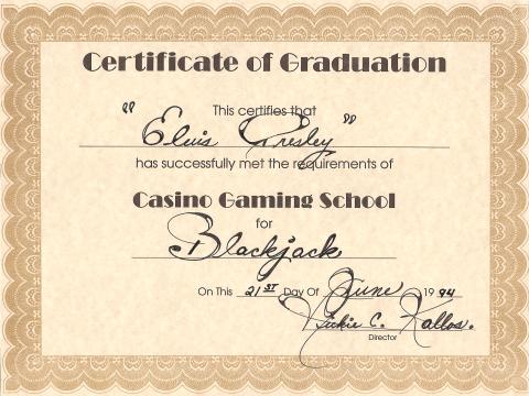 Certificate of Graduation