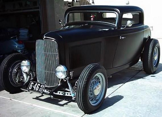 In his spare time, Nick restores antique cars like this award-winning 1932 Ford Three-Window Coupe.